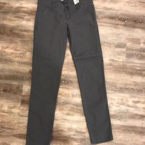 Hollister Gray Straight Pants
